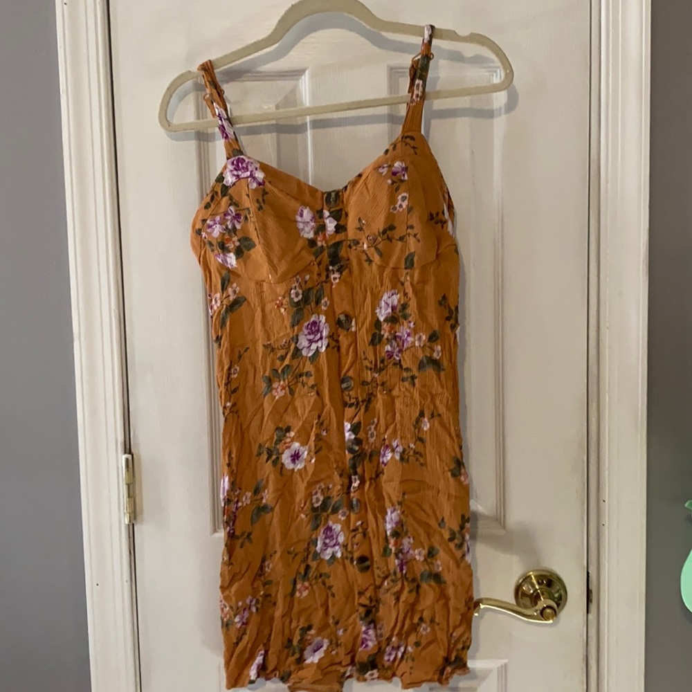 american eagle orange sundress